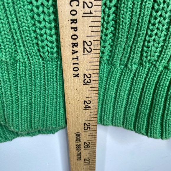 L.L. Bean Green Cardigan Sweater - Picture 5 of 8